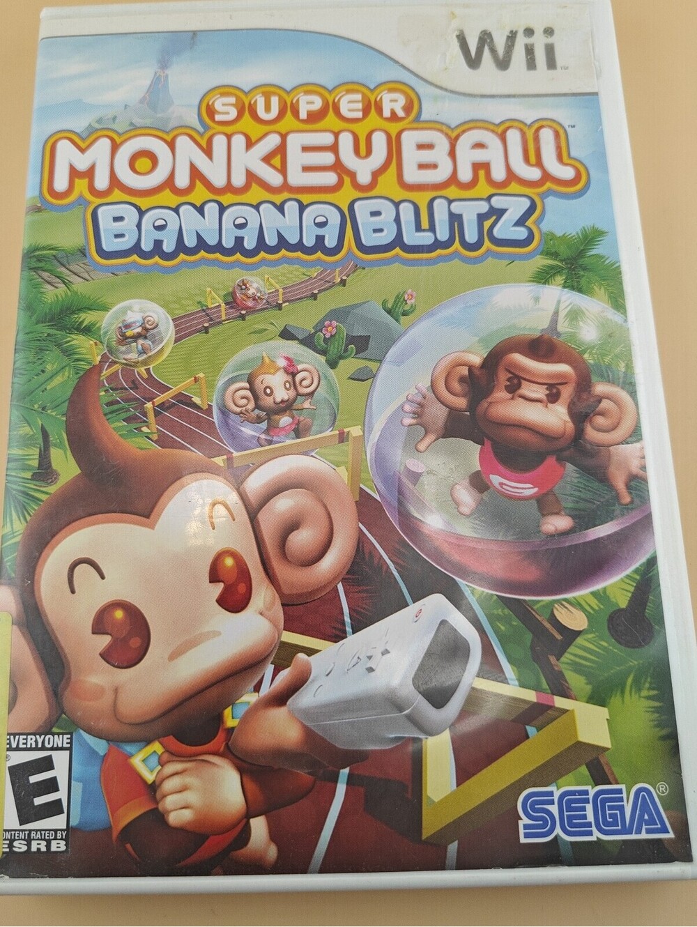 Super Monkey Ball Banana Blitz Nintendo Wii Game w/ Manual Tested Working